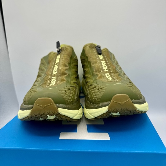 NWT Hoka Project Clifton Avocado Dark Citron Unisex Shoes ADCT Olive Green